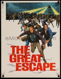8d416 GREAT ESCAPE 2-sided printer's test 19x25 special '63 Steve McQueen, Charles Bronson, Sturges!