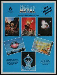 8d372 HEAVY METAL 18x24 Scottish special '81 classic sci-fi animation by many animators!