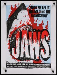 8d433 JAWS Alamo Drafthouse special 18x23 R06 different Dysart art of classic man-eating shark!