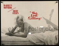 8d447 MARILYN MONROE 23x29 special '82 naked in bed, promotion for The Last Sitting!