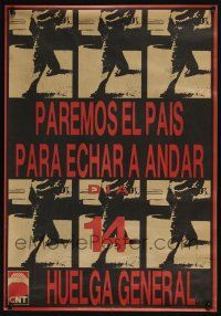 8d373 PAREMOS EL PAIS 17x24 Spanish special '88 cool images promoting the Spanish General Strike!
