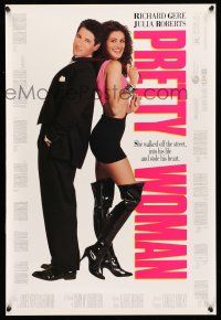 8d464 PRETTY WOMAN 18x27 special '90 sexiest prostitute Julia Roberts loves wealthy Richard Gere!