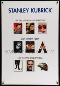 8d804 STANLEY KUBRICK COLLECTION 27x40 video poster '99 Paths of Glory, Dr. Strangelove, 2001!