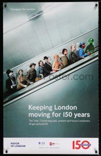 8d088 TRANSPORT FOR LONDON keeping London moving style 25x40 English travel poster '12