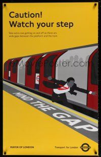 8d098 TRANSPORT FOR LONDON watch your step style 25x40 English travel poster '12