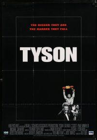 8d818 TYSON 27x39 video poster '95 Michael White as heavyweight champ of the world!