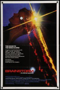 8f092 BRAINSTORM 1sh '83 door to the mind is open, the ultimate experience, image of Natalie Wood