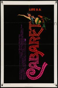 8f098 CABARET 1sh '72 Liza Minnelli sings & dances in Nazi Germany, directed by Bob Fosse!