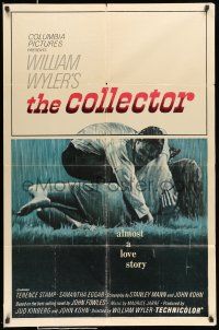 8f143 COLLECTOR 1sh '65 art of Terence Stamp & Samantha Eggar, William Wyler directed!