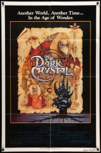 8f185 DARK CRYSTAL 1sh '82 Jim Henson & Frank Oz, Richard Amsel fantasy art!