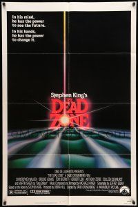 8f190 DEAD ZONE 1sh '83 David Cronenberg, Stephen King, he has the power to see the future!