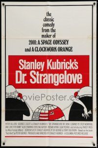 8f219 DR. STRANGELOVE 1sh R72 Stanley Kubrick classic, Peter Sellers & George C. Scott!