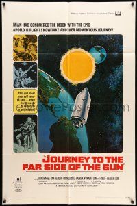 8f463 JOURNEY TO THE FAR SIDE OF THE SUN 1sh '69 Doppleganger, Earth meets itself in outer space!