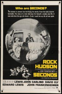8f756 SECONDS 1sh '66 Rock Hudson buys himself a new life, John Frankenheimer!