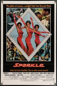 8f817 SPARKLE style B 1sh '76 Irene Cara & Lonette McKee go from ghetto to superstars!