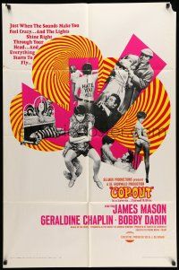 8f843 STRANGER IN THE HOUSE 1sh '68 James Mason, Geraldine Chaplin, Darrin, love-in turned kill-in!
