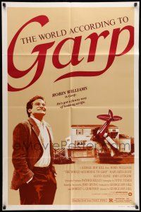 8f982 WORLD ACCORDING TO GARP style B 1sh '82 Robin Williams has a funny way of looking at life!