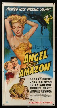 8g599 ANGEL ON THE AMAZON 3sh '48 sexy Vera Ralston was cursed with eternal youth!