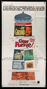 8g702 GAY PURR-EE 3sh '62 Judy Garland, Robert Goulet, Red Buttons, cartoon cats!