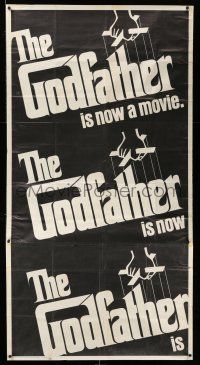 8g708 GODFATHER 3sh '72 Francis Ford Coppola crime classic, great art by S. Neil Fujita!