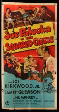 8g747 JOE PALOOKA IN THE SQUARED CIRCLE 3sh '50 boxing Joe Kirkwood Jr., from Ham Fisher comic!