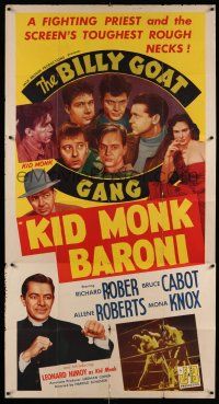 8g753 KID MONK BARONI revised 3sh '52 the Billy Goat Gang & a two fisted priest, 1st Leonard Nimoy!