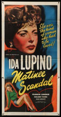 8g811 ONE RAINY AFTERNOON 3sh R48 Ida Lupino's kind of woman had to be loved, Matinee Scandal