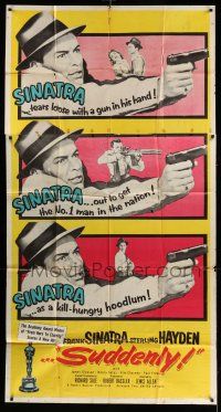 8g908 SUDDENLY 3sh '54 would-be savage sensation-hungry Presidential assassin Frank Sinatra!
