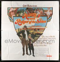 8g337 ACE ELI & RODGER OF THE SKIES 6sh '72 Cliff Robertson, written by Steven Spielberg, rare!