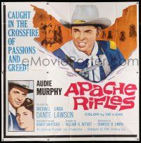 8g350 APACHE RIFLES 6sh '64 Audie Murphy vowed to stop the bloodshed of two warring nations!
