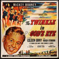 8g557 TWINKLE IN GOD'S EYE 6sh '55 art of Mickey Rooney, sexy Coleen Gray & chorus girls!