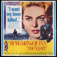 8g563 VISIT 6sh '64 Ingrid Bergman wants to kill her lover Anthony Quinn, who betrayed her!