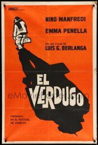 8g165 EXECUTIONER Argentinean '63 Luis Garcia Berlanga's El Verdugo, cool shadow artwork!