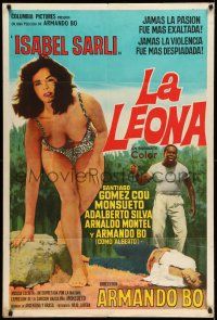 8g181 LA LEONA Argentinean '64 full-length sexy Isabel Sarli in bikini is a Lioness!