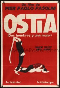 8g199 OSTIA Argentinean '70 Pier Paolo Pasolini, brothers in love with same girl, violent art!