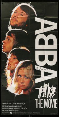 8g243 ABBA: THE MOVIE English 3sh '77 Swedish pop rock, headshots of all 4 band members!
