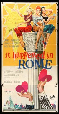 8g253 IT HAPPENED IN ROME English 3sh '57 Antonio Pietrangeli's Souvenir d'Italie!