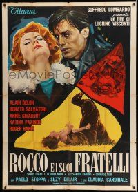 8g095 ROCCO & HIS BROTHERS Italian 1p '60 Luchino Visconti's Rocco e I Suoi Fratelli, different!