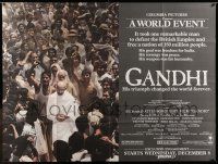 8g328 GANDHI subway poster '82 Ben Kingsley as The Mahatma, directed by Richard Attenborough!