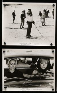 8h566 ANYONE CAN PLAY 8 8x10 stills '68 great images of sexy Ursula Andress & Claudine Auger!