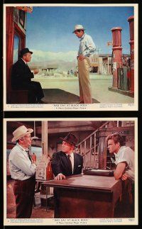 8h068 BAD DAY AT BLACK ROCK 6 color 8x10 stills '55 Spencer Tracy, Robert Ryan, sexy Anne Francis!