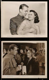 8h215 BEYOND GLORY 18 8x10 stills '48 wonderful images of West Point cadet Alan Ladd & Donna Reed!