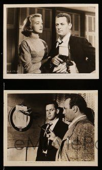 8h800 DARK PAST 5 8x10 stills '49 Nina Foch, Lee J. Cobb, criminal William Holden, film noir!