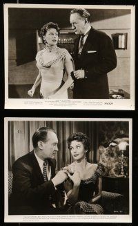 8h222 DEATH OF A SCOUNDREL 18 8x10 stills '56 images of sexy Yvonne De Carlo, George Sanders!