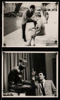 8h760 GIDGET GOES TO ROME 6 8x10 stills '63 great images of James Darren & pretty Cindy Carol!