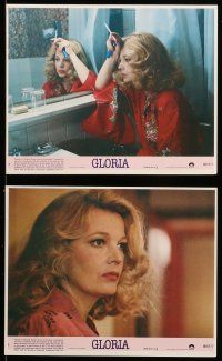 8h043 GLORIA 8 8x10 mini LCs '80 John Cassavetes directed, cool images of Gena Rowlands!