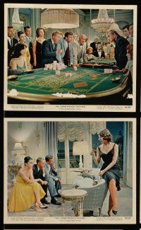 8h071 HONEYMOON MACHINE 6 color 8x10 stills '61 Steve McQueen has a way to cheat the casino!