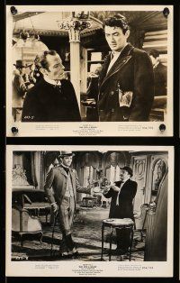 8h514 MAN WITH A MILLION 9 revised 8x10 stills '54 Gregory Peck picks up babes & laughs, Mark Twain