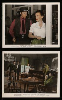 8h022 NO NAME ON THE BULLET 10 color 8x10 stills '59 Audie Murphy, Joan Evans, Charles Drake!