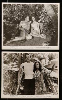 8h522 ON THE ISLE OF SAMOA 9 8x10 stills '50 Jon Hall, Cabot, South Pacific romance & adventure!